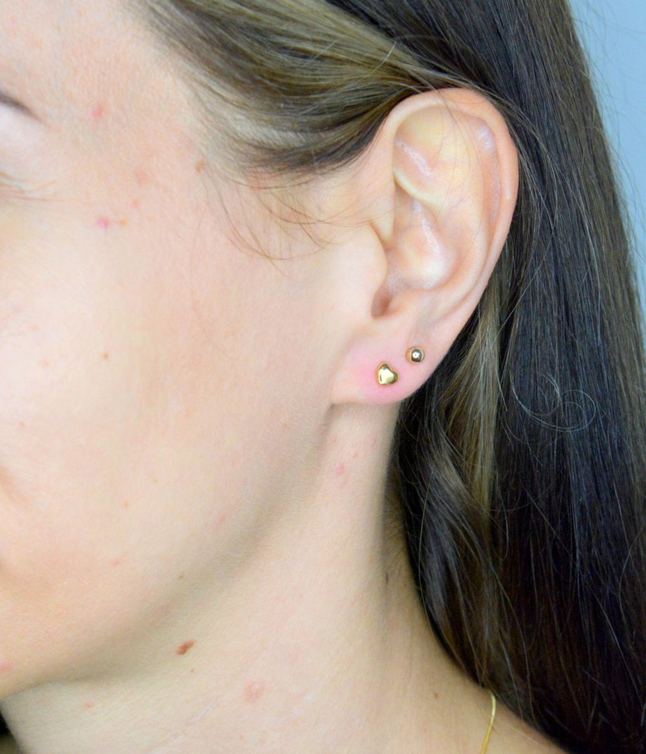 Kolczyki damskie srebrne pozłacane serduszka Armonica Nomination 241307 006.png